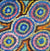 Ngkwerlp (Wild Tobacco) by Violet Payne Ngale (SOLD), 30cm x 30cm. Aboriginal Painting. #AboriginalArt #UtopiaLane