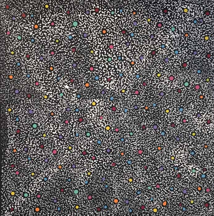 Anwekety (Conkerberry) by Elizabeth Mpetyane (SOLD), 30cm x 30cm. Aboriginal Painting. #AboriginalArt #UtopiaLane