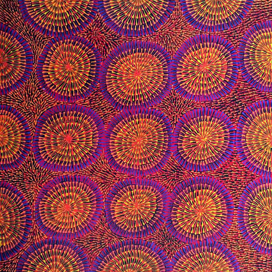 Country by Sharona Ross, 30cm x 30cm. Aboriginal Painting. #AboriginalArt #UtopiaLane