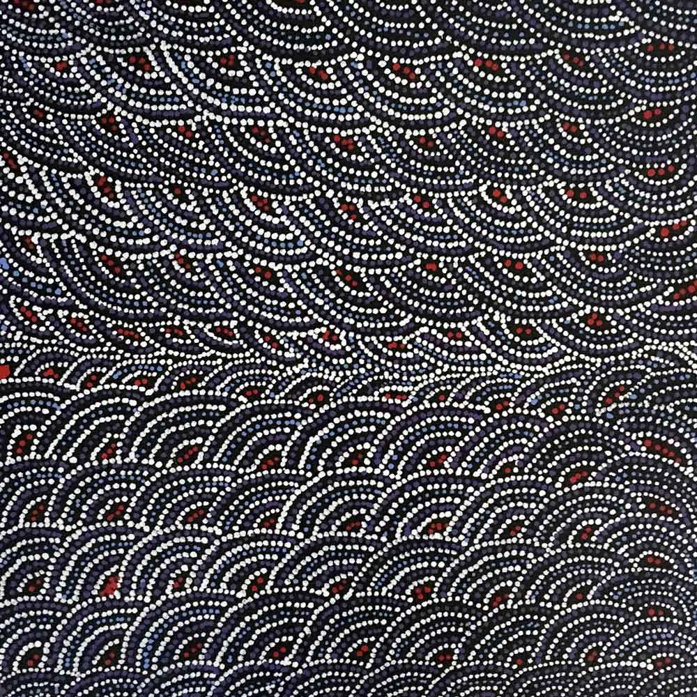 Arwengerrp (Bush Turkey) by Rosie Pwerle, 30cm x 30cm. Aboriginal Painting. #AboriginalArt #UtopiaLane