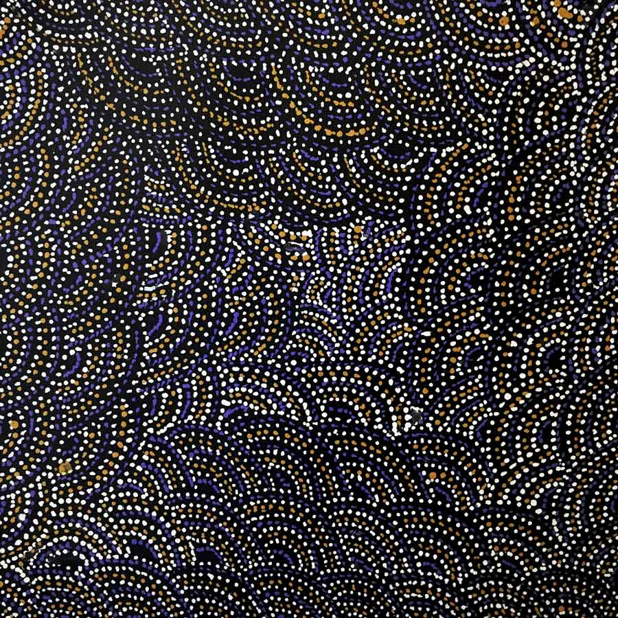 Yerramp (Honey Ant) Dreaming by Nora Petyarre, 30cm x 30cm. Aboriginal Painting. #AboriginalArt #UtopiaLane