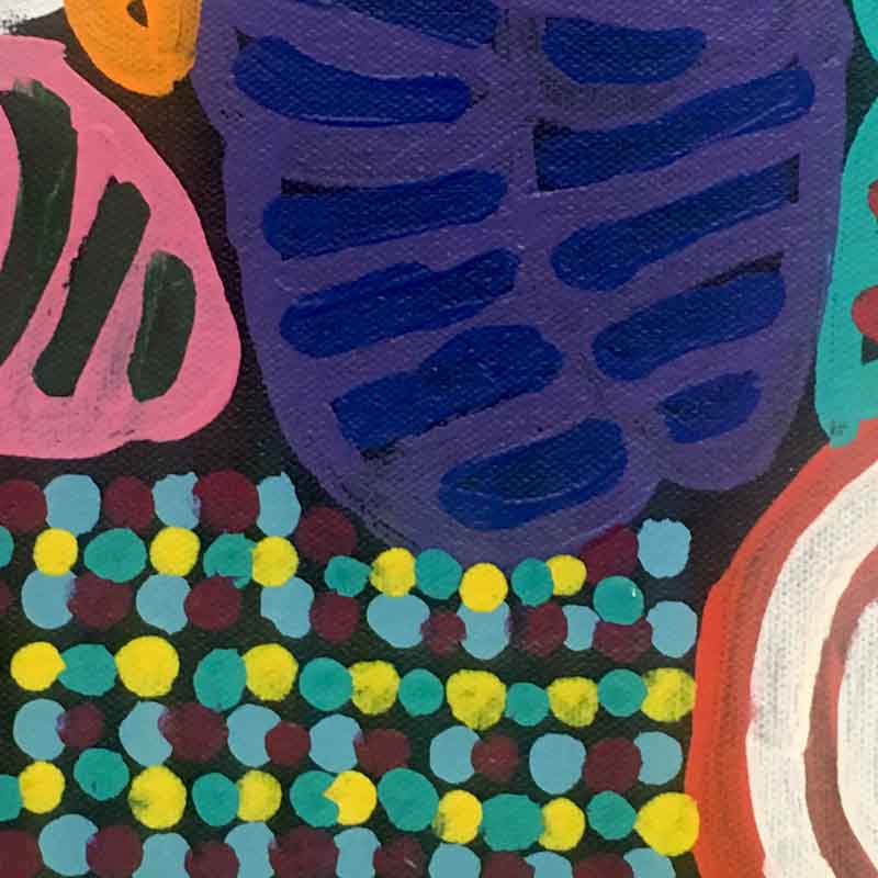 My Mother's Country by Betty Mbitjana (SOLD)