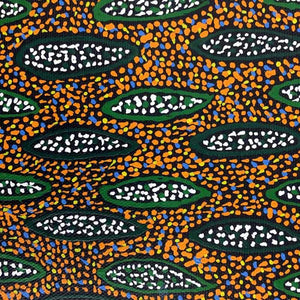 Ilyarnaty by Michelle Lion Kngwarreye by Michelle Lion Kngwarrey, 30cm x 30cm. Australian Aboriginal Art.