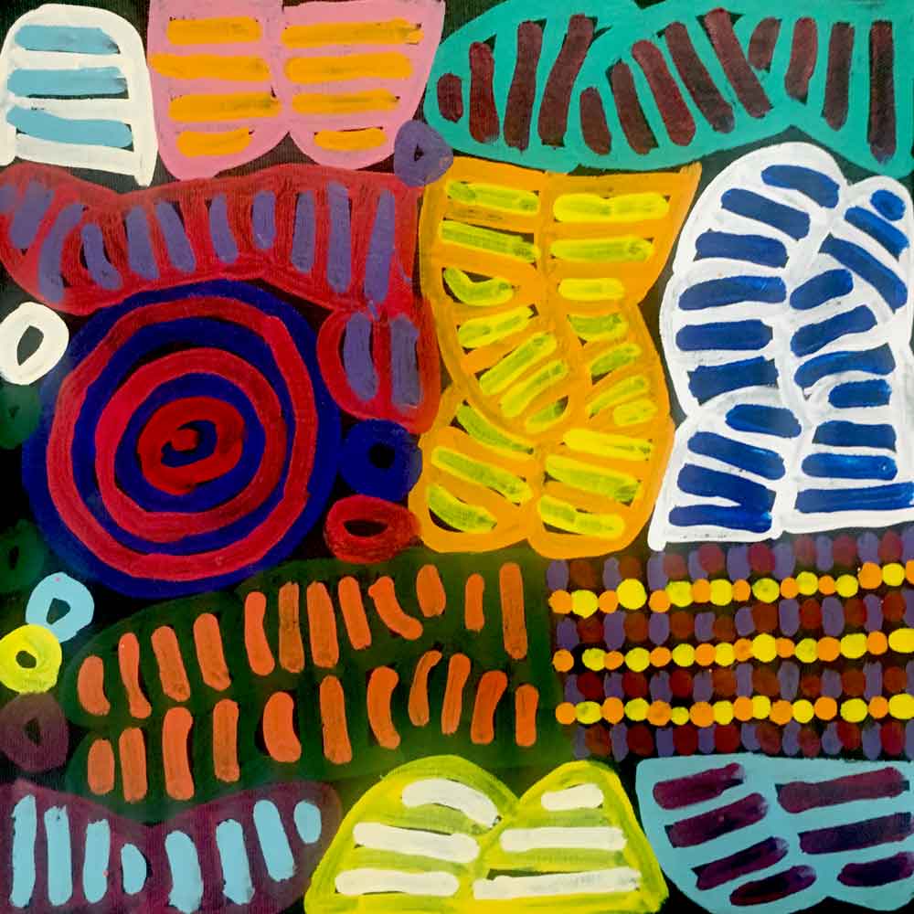 My Mother's Country by Betty Mbitjana (SOLD)
