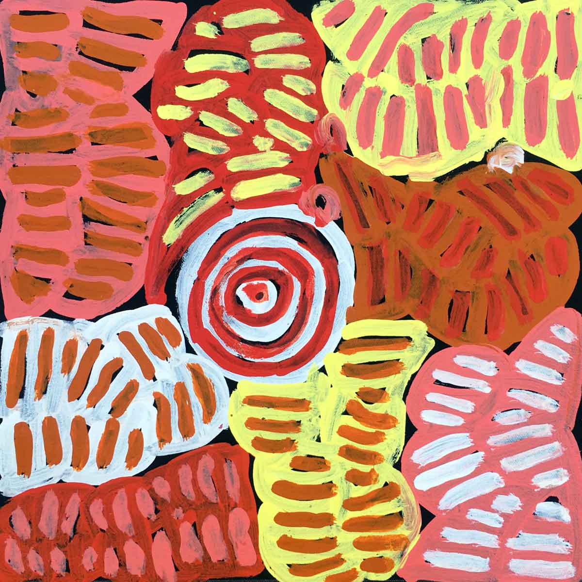 My Mother's Country by Betty Mbitjana (SOLD)