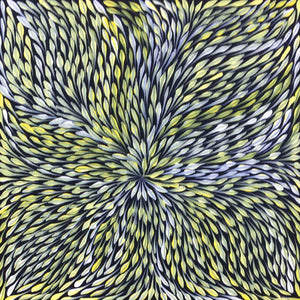 Wild Flowers by Sacha Long Petyarre. Australian Aboriginal Art.
