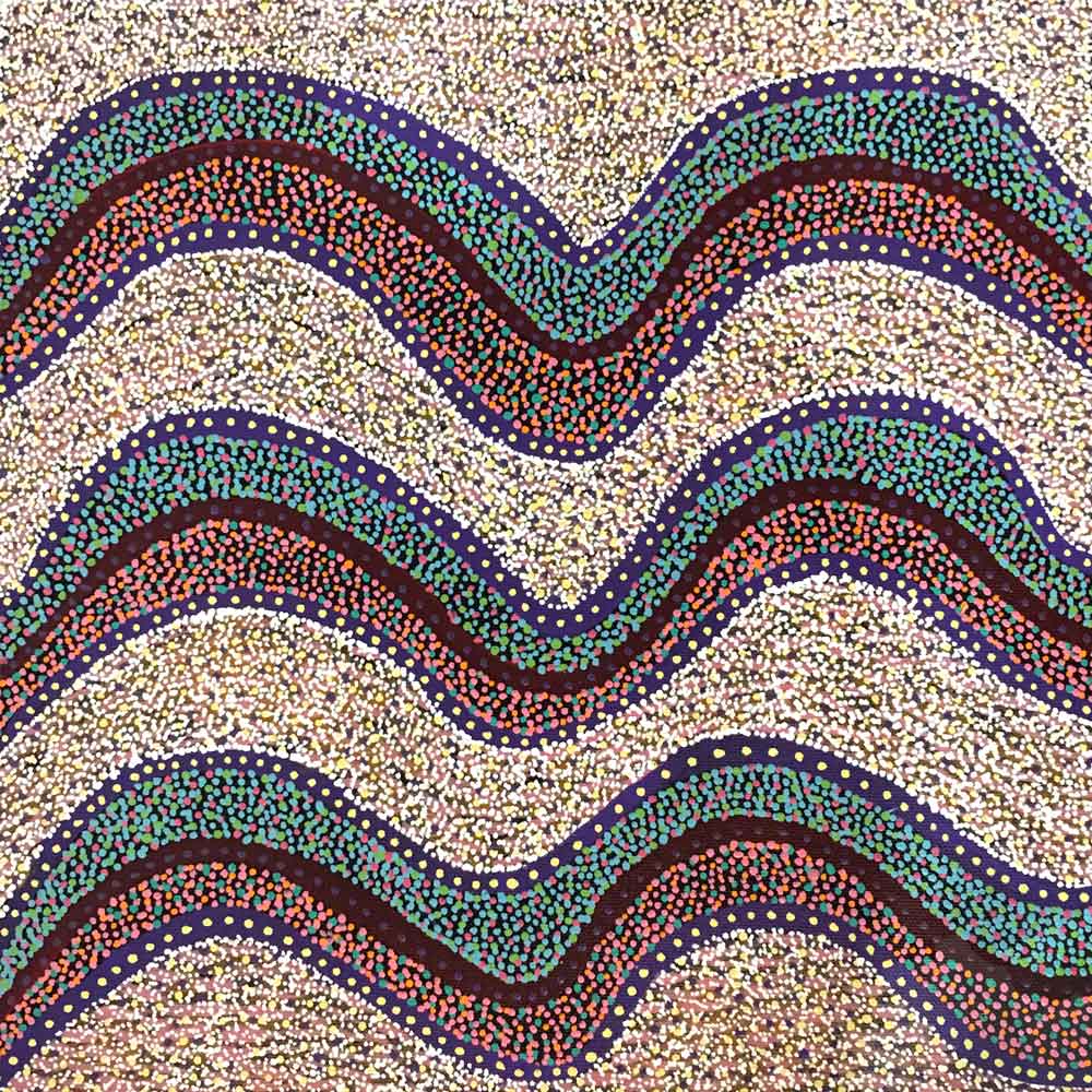 Ilyarnayt by Lily Lion Kngwarrey by Lily Lion Kngwarrey, 30cm x 30cm. Australian Aboriginal Art.