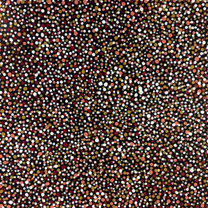 Anwekety (Conkerberry) by Kate Petyarre by Kate Petyarre, 30cm x 30cm. Australian Aboriginal Art.