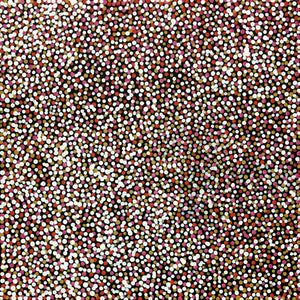 Pencil Yam by Bessie Petyarre by Bessie Petyarre, 30cm x 30cm. Australian Aboriginal Art.