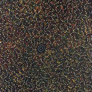 Carol Kunoth Kngwarreye by Carol Kunoth Kngwarreye, 30cm x 30cm. Australian Aboriginal Art.