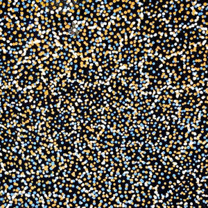 Pencil Yam Flower by Elizabeth Loy by Elizabeth Loy Kngwarreye, 30cm x 30cm. Australian Aboriginal Art.