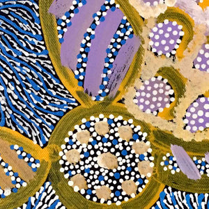 Alhepalh by Janice Clarke Kngwarreye by Janice Clarke Kngwarreye, 30cm x 30cm. Australian Aboriginal Art.