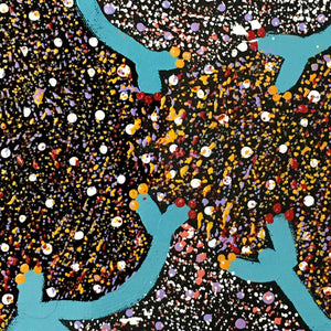 Ntyemeny (Berries) by Shirley Dixon by Shirley Dixon, 30cm x 30cm. Australian Aboriginal Art.
