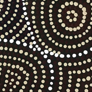 Soakage by April Haines by April Haines, 30cm x 30cm. Australian Aboriginal Art.