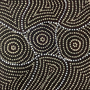 Soakage by April Haines by April Haines, 30cm x 30cm. Australian Aboriginal Art.
