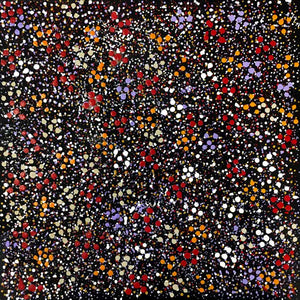 Country by May Lewis by May Lewis, 30cm x 30cm. Australian Aboriginal Art.