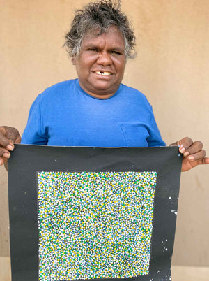 Anwekety (Conkerberry) by Kate Petyarre | Stretched (SOLD)