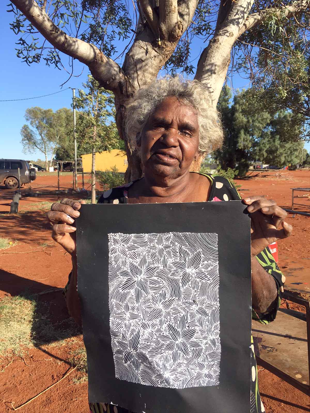 Bush Medicine (Artepwel) by Topsy Jones Pwerle (SOLD)