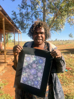 Alhepalh by Janice Clarke Kngwarreye (SOLD)