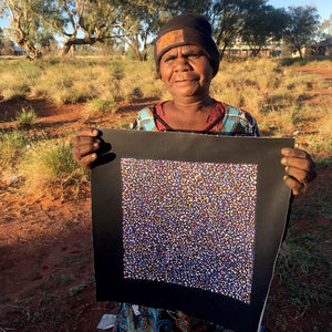 Pencil Yam Seed by Josie Kunoth Petyarre (SOLD)