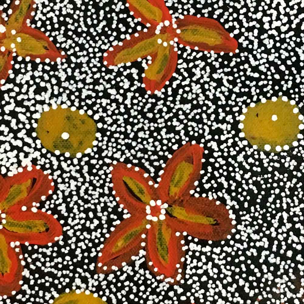 Ilyarnayt Flower by Lucky Morton Kngwarreye (SOLD)