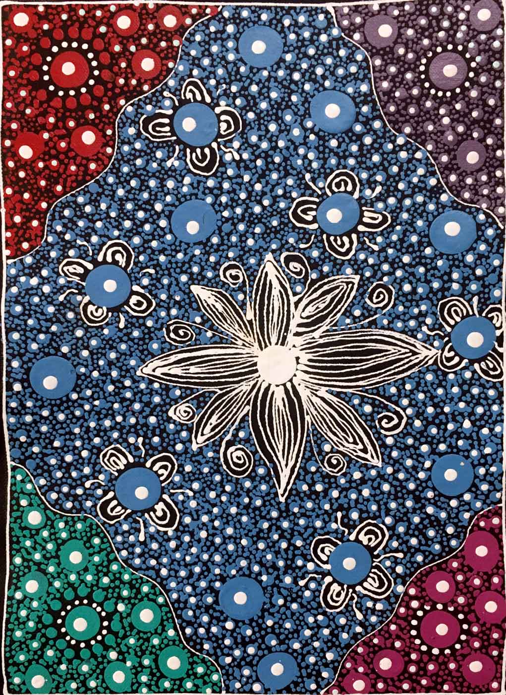 Yam Flower by Tenallie Mills (SOLD)