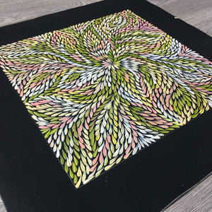 Yam Leaf by Dulcie Pwerle Long (SOLD)