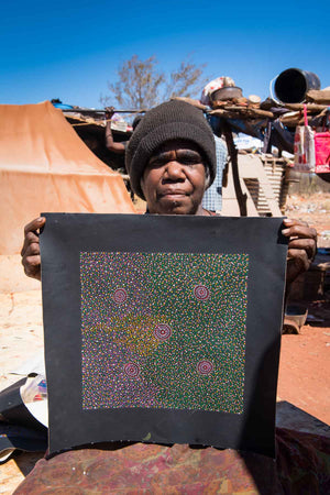 Nteny Ngkwarl by Annie Hunter Petyarre (SOLD)