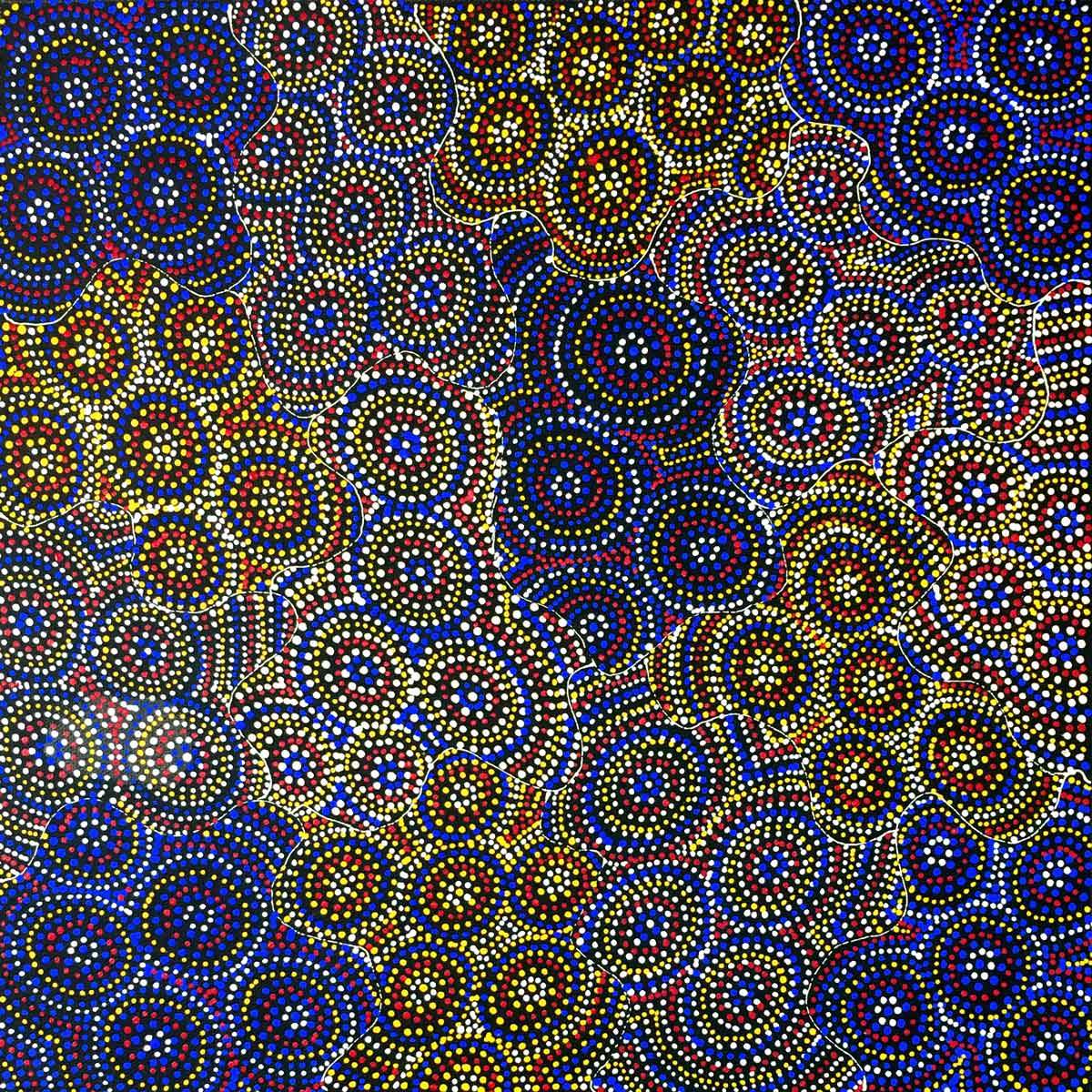 Nteny Ngkwarl by Annie Hunter Petyarre. Australian Aboriginal Art.