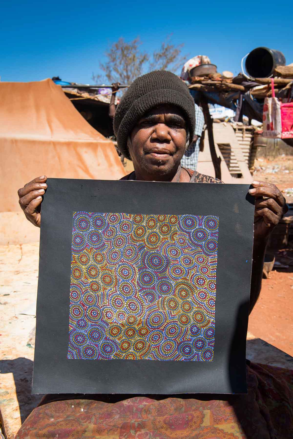 Nteny Ngkwarl by Annie Hunter Petyarre (SOLD)