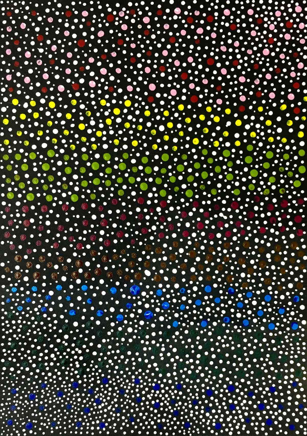 Anwekety (Conkerberry) by Elizabeth Mpetyane. Australian Aboriginal Art.