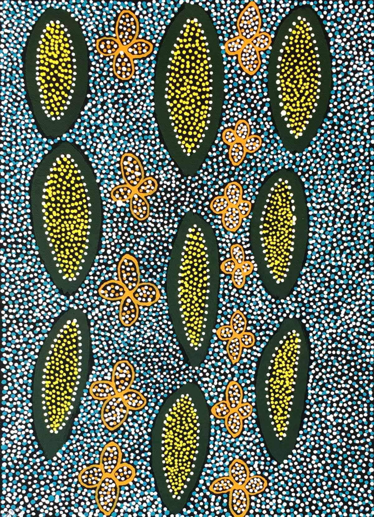 Ilyarnayt by Janice Clarke Kngwarreye. Australian Aboriginal Art.