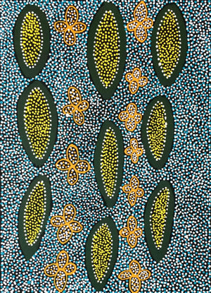 Ilyarnayt by Janice Clarke Kngwarreye. Australian Aboriginal Art.