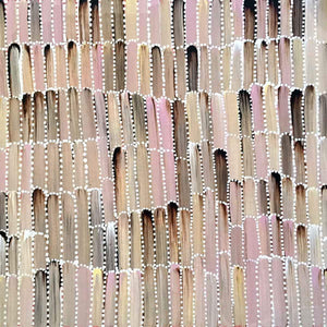 Anaty (Desert Yam) by Jeannie Mills Pwerle. Australian Aboriginal Art.