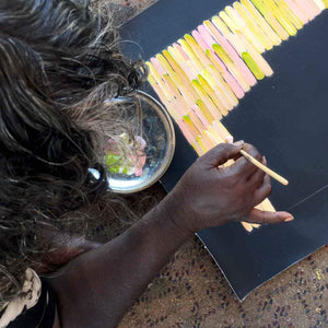 Desert Yam by Jeannie Mills Pwerle (SOLD)