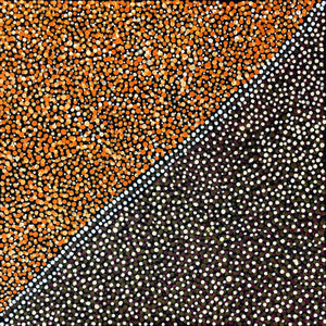 Arwengerrp (Bush Turkey) by Rosie Pwerle. Australian Aboriginal Art.