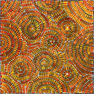 Corkwood Honey by Doreen Kunoth Petyarre. Australian Aboriginal Art.