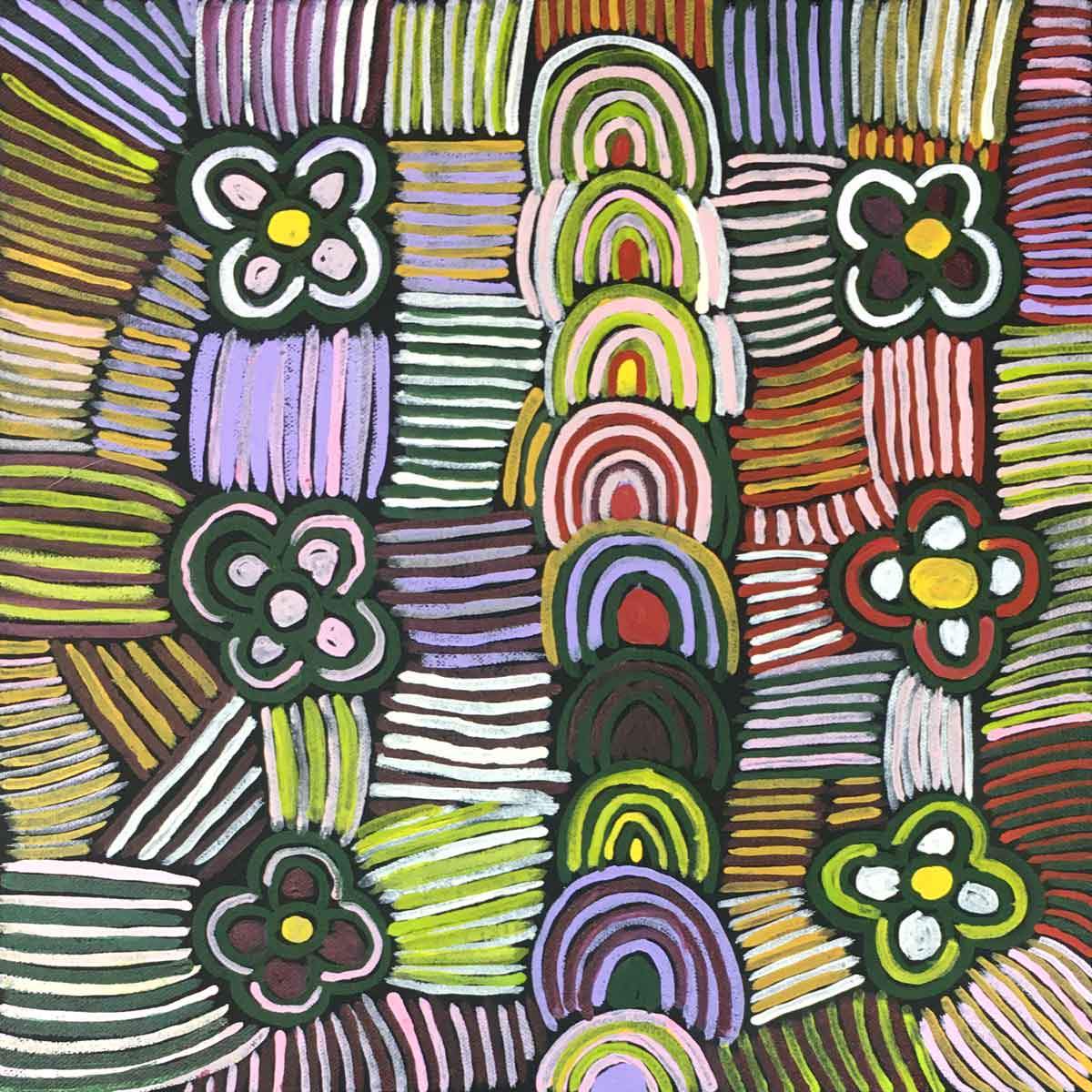 Alhalkere Country by Josie Kunoth Petyarre. Australian Aboriginal Art.