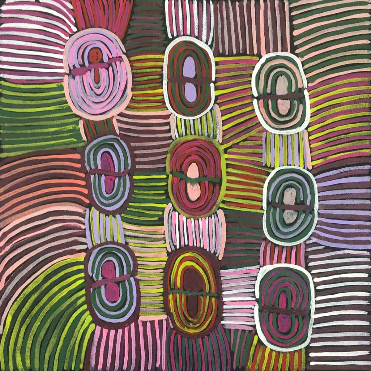 Alhalkere Country by Josie Kunoth Petyarre. Australian Aboriginal Art.