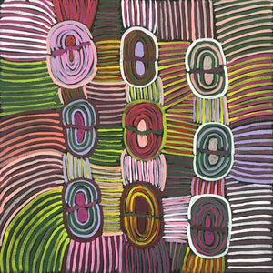Alhalkere Country by Josie Kunoth Petyarre. Australian Aboriginal Art.