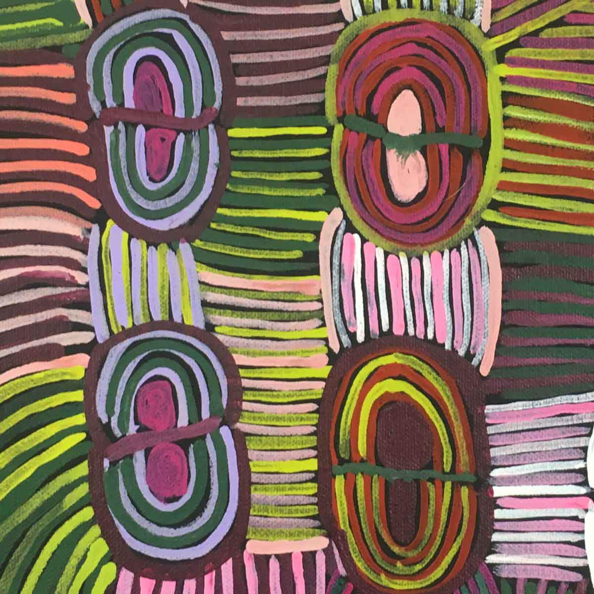 Alhalkere Country by Josie Kunoth Petyarre. Australian Aboriginal Art.