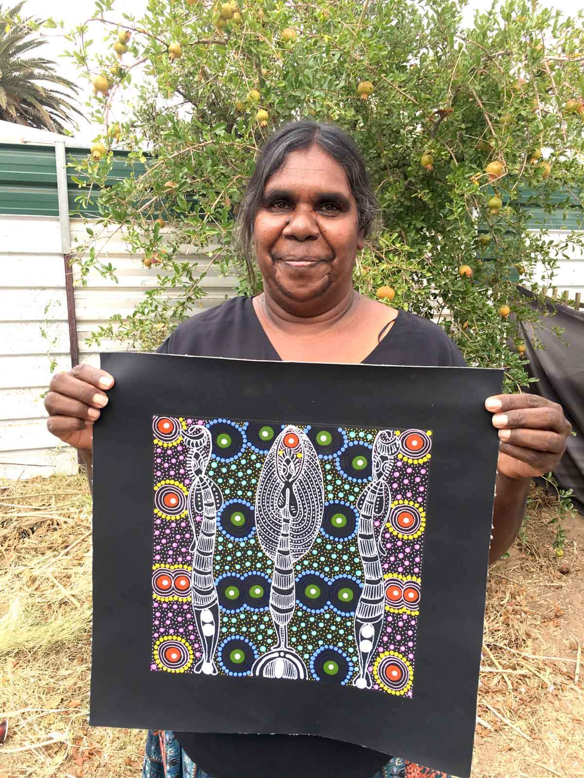 Dreamtime Sisters by Colleen Wallace Nungari (SOLD)