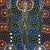 Dreamtime Sisters painting by Colleen Wallace Nungari. Australian Aboriginal Art.