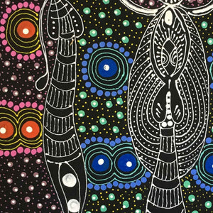 Dreamtime Sisters by Colleen Wallace Nungari (SOLD)