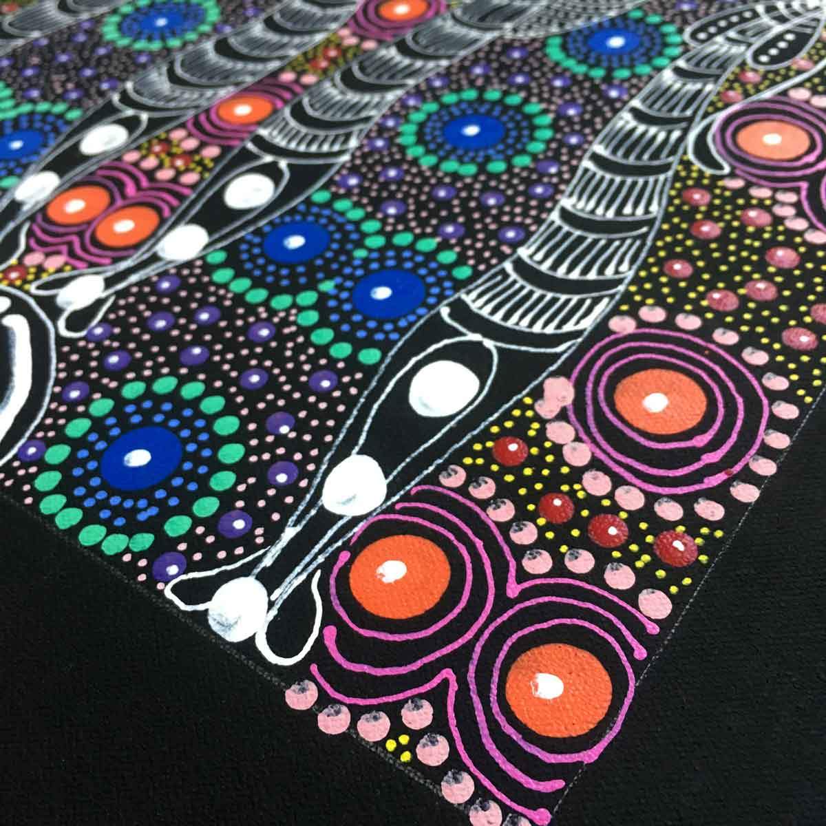 Dreamtime Sisters by Colleen Wallace Nungari (SOLD)