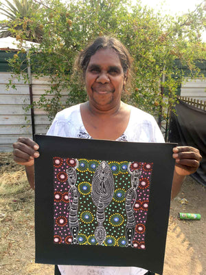 Dreamtime Sisters by Colleen Wallace Nungari (SOLD)