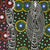 Dreamtime Sisters painting by Colleen Wallace Nungari. Australian Aboriginal Art.