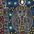 Dreamtime Sisters painting by Colleen Wallace Nungari. Australian Aboriginal Art.