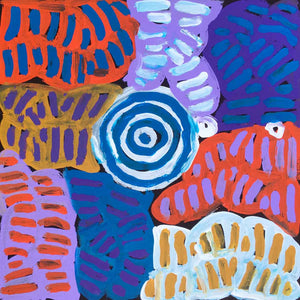 My Mother's Country by Betty Mbitjana. Australian Aboriginal Art.