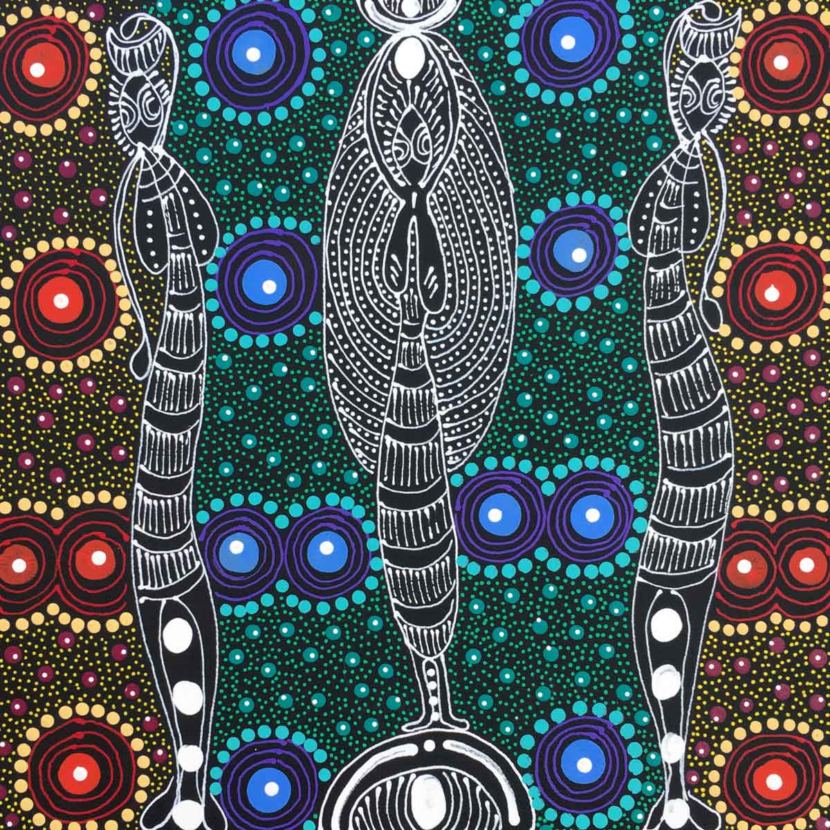 Dreamtime Sisters von Colleen Wallace Nungari (VERKAUFT)